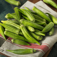 Green Okra Lady Finger Seeds for Planting (Hạt Đậu Bắp)